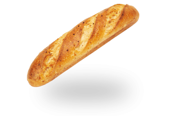 Garlic Cheddar Sourdough Half Baguette