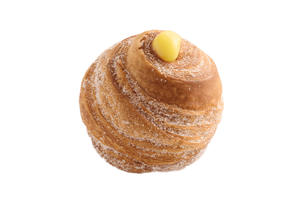 Lemon Curd Cruffin